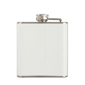 Monogram Personalized Ivory White Bachelorette Heupfles (Achterkant)