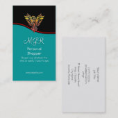 Monogram, Persoonlijke shopper, rode soep Visitekaartje (Voorkant / Achterkant)