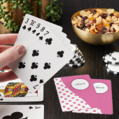 Monogram persoonlijke speelkaarten (Insitu)