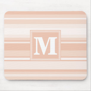 Monogram perzikstrepen muismat
