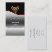 Monogram, Phoenix Personal Stylist, rode soep Visitekaartje (Voorkant / Achterkant)
