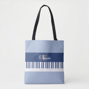 Monogram Pianotoetsen Muzikaal Toetsenbord Muziek Draagtas