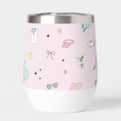 Monogram Pickleball Cup cadeau voor haar (Achterkant)