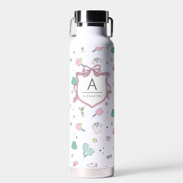 Monogram Pickleball Gift for Her Waterfles