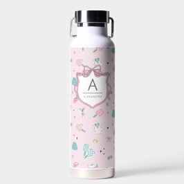 Monogram Pickleball Gift for Her Waterfles