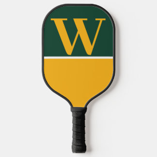 Monogram Pickleball Paddle Groen & Gold College