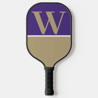 Monogram Pickleball Paddle Paars & Gold College