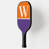 Monogram Pickleball Paddle van het Oranje en Paars (Links)