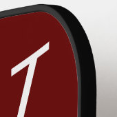 Monogram Pickleball Paddle Witte & Maroon College (Links Detail)