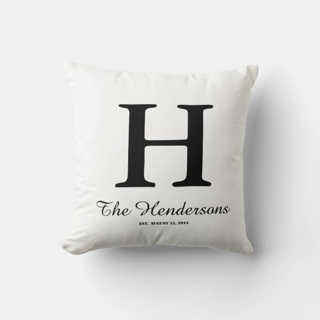 Monogram Pillow Kussen (Voorkant)