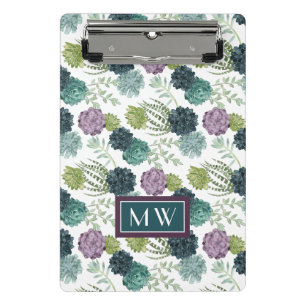 Monogram   Plant geluk Collectie Succulent Pa Mini Klembord