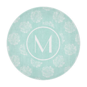 Monogram Plant geluk Pastel Succulent Patt Snijplank