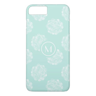 Monogram  Plant geluk  Succulent Pastel iPhone 8 Plus / 7 Plus Hoesje