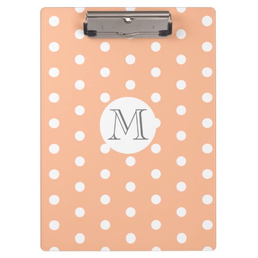 Monogram Polk-a-dot Klembord (Voorkant)
