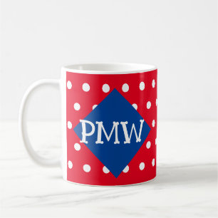 Monogram Polka Dot Happy Birthday Mok