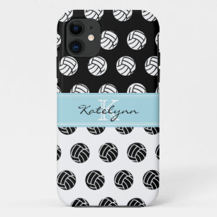 Monogram Polka Dot Volleyballen iPhone 5 Hoesje