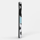 Monogram Polka Dot Volleyballen iPhone 5 Hoesje (Achterkant/rechts)