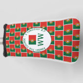 Monogram Portugal Flag Putter Golfheadcover (Voorkant)