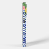 Monogram Positano Citroenen Blauw Wit Italiaans Te Case-Mate iPhone Case (Achterkant / Rechts)