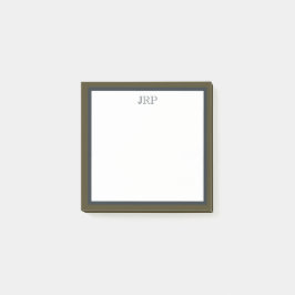 Monogram Post-It Notes