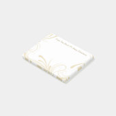 Monogram Post Opmerkingen Post-it® Notes (Schuin)