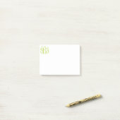 Monogram Post Post-it® Notes (Op bureau)