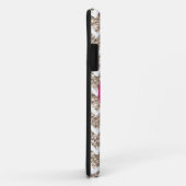 Monogram Preppy Chevron in Gold Glitter Case-Mate iPhone Case (Achterkant/rechts)