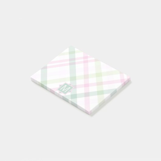 Monogram | Preppy Play Post-it® Notes (Schuin)
