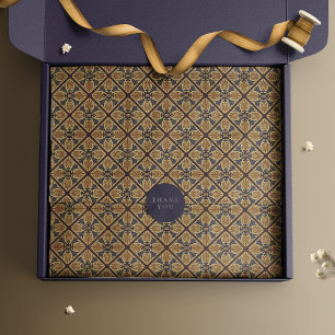 Monogram  Primrose Art Nouveau Deco Tissuepapier