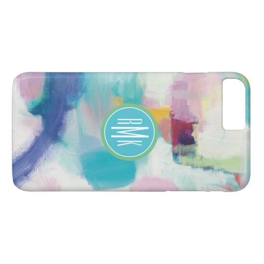 Monogram | Proef- en Airy Bright Case-Mate iPhone Case (Achterkant (Horizontaal))