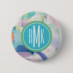 Monogram Proef- en Airy Bright Ronde Button 5,7 Cm