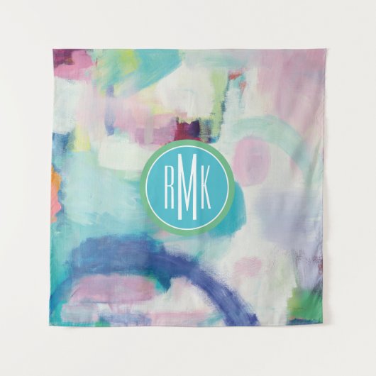 Monogram | Proef- en Airy Bright Wandkleed (Voorkant (horizontaal))