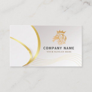 Monogram Professional Gouden Leeuw Logo Visitekaartje