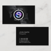 Monogram Professional Hands Lijst Fotografie Visitekaartje (Voorkant / Achterkant)