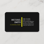 Monogram Professional Lemon Modern Visitekaartje (Achterkant)