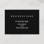 Monogram Professional Modern Cadet Gradiënt Visitekaartje (Achterkant)