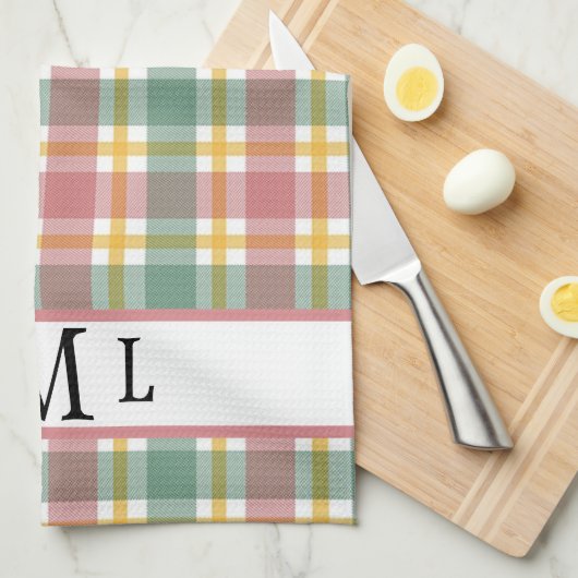 Monogram Pset Theedoek (Quarter Fold)