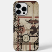 Monogram Punk geavanceerd telefoongeval met stuuri Case-Mate iPhone Case (Achterkant)