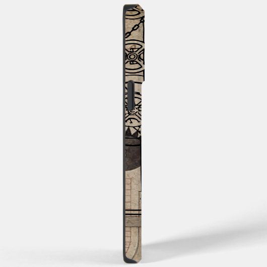 Monogram Punk geavanceerd telefoongeval met stuuri Case-Mate iPhone Case (Achterkant / Rechts)