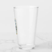 Monogram Q - 16 oz glas (Links)