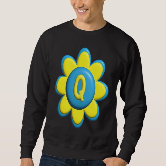 Monogram Q Colorful Flower Trui (Voorkant)