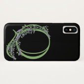 Monogram Q Lavender Eucalyptus Case-Mate iPhone Case (Achterkant (horizontaal))