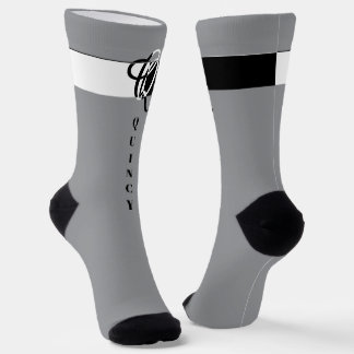 "Monogram Q" Sokken