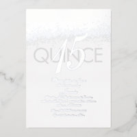Monogram Quince Pers Glitter Zilver
