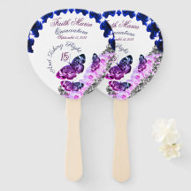 Monogram Quinceañera 15 met vliegende vlinder