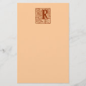 Monogram R Briefpapier (Voorkant)