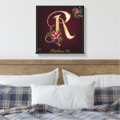 Monogram R Premium gestreken Canvas (glanzend) (Insitu (Slaapkamer))