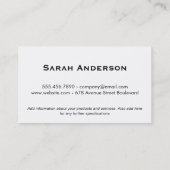 Monogram | Radiaal | Wolken Visitekaartje (Achterkant)