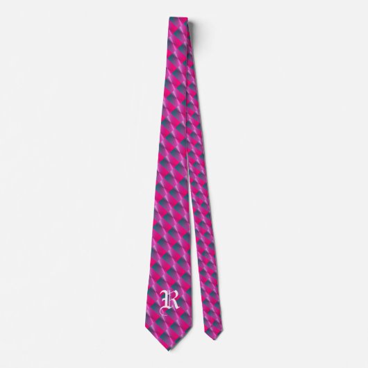MONOGRAM RASPBERRY CRAVATE (Devant)