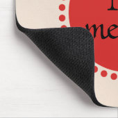 Monogram Red Gold Cirkel Muismat (Hoek)